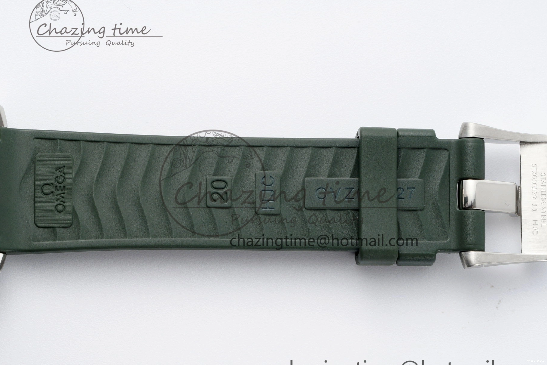 0321 Effortless Seamaster Diver 300M VSF 1:1 Best Edition Green Ceramic Green Dial on Green Rubber Strap A8800 V 7827
